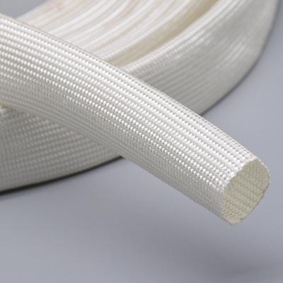 Heat treated fiberglass sleeve