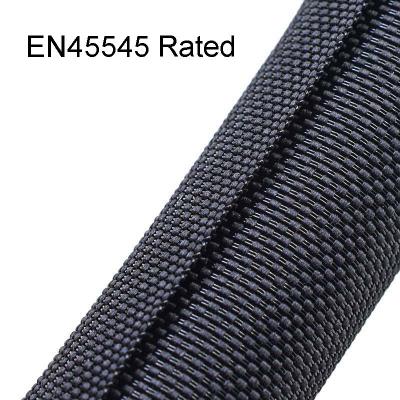  EN45545 Rated Self Closing Textile Braided Wire Wrap 